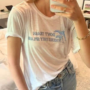 Urban Outfitters Graphic “Don’t Trash Where They Splash” Tee (size S)
